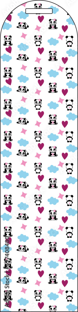 Obraz premium Bookmarks template, Bookmarks template svg png, book marks patterns, book mark cut file, book mark leopard honey hearts cute huge bundle 