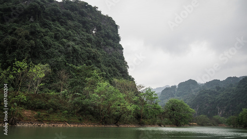 The landscape of Phong Nha Region in Northern Vietnam