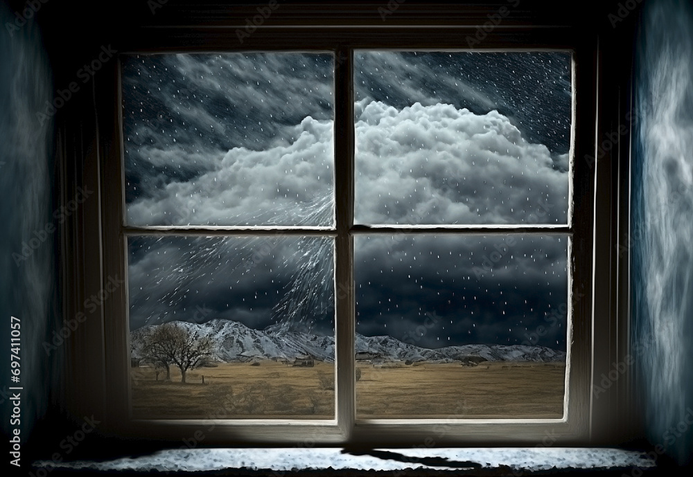 open window to the street. Generative AI, open window to the street. Generative AI,