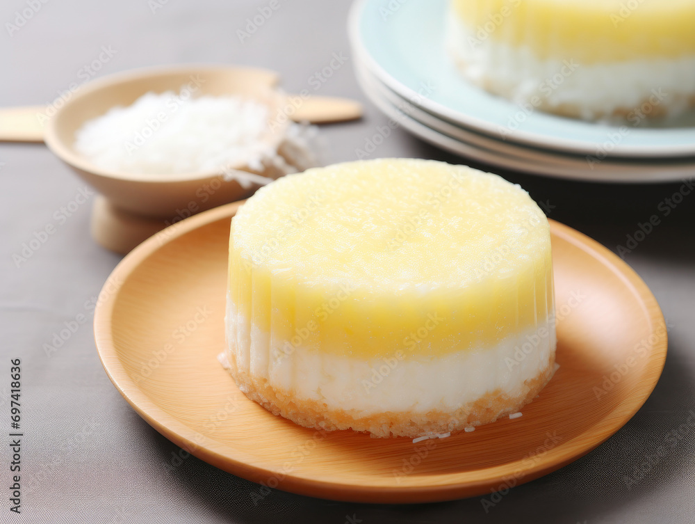 Fototapeta premium Rapid Microwave Cheesecake Creation