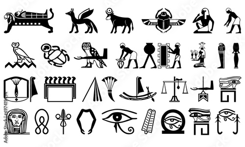 Ancient of Egyptian icon bundle