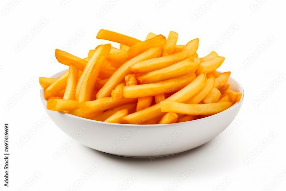 Isolated Fast-Food Potato Pleasure Isolated Fast-Food Potato Pleasure