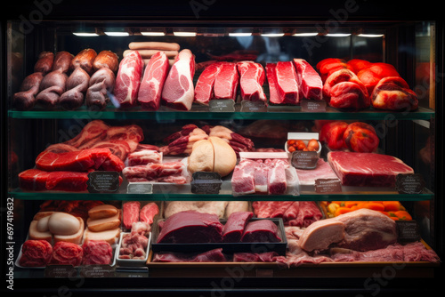 Variety of Fresh Meats Showcase photo