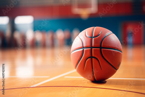 basketball on the court © Daniel