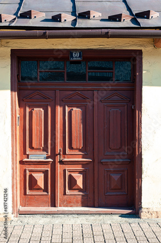 The old entrance door to the house 