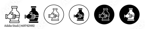 clay crafting icon. handcraft pottery art of making mud or ceramic vase by potter craftsman by hand. handmade traditional clay crafting by artisanal work vector set. handicraft mud clay pottery sign 