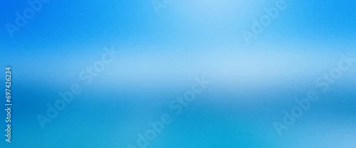 Panel kuchenny z motywem Sky blue azure ultra wide banner. Gradient background pattern with noise effect. Grainy wallpaper, texture, blurred, abstract. Template with digital noise. Nostalgia, vintage style of the 80s, 90s