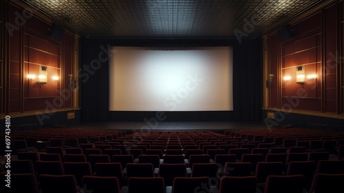 Empty Movie Cinema, Red Accent