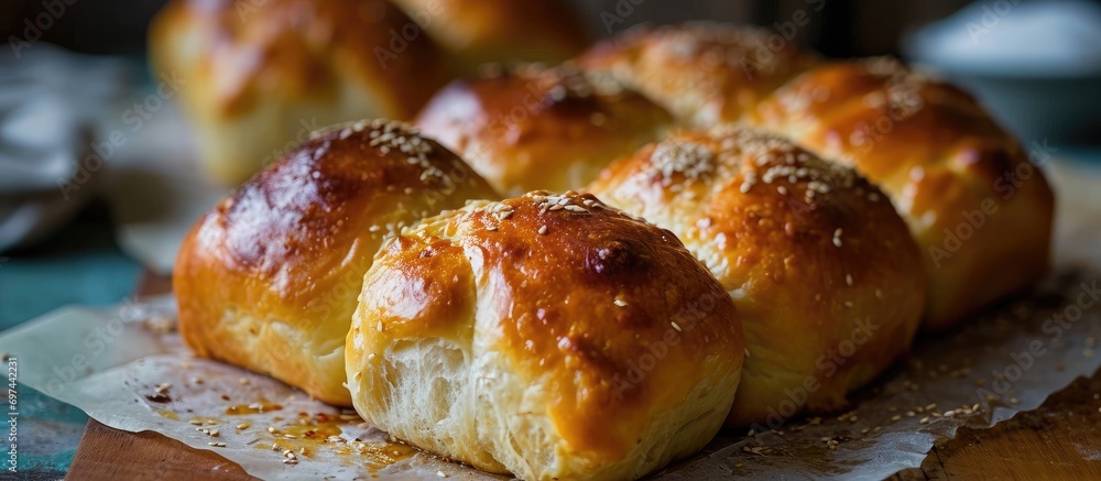 Korean Cream Cheese Garlic Buns are a remarkable improvement over ordinary dinner rolls or garlic bread. Korean Cream Cheese Garlic Buns are a remarkable improvement over ordinary dinner rolls or garlic bread.