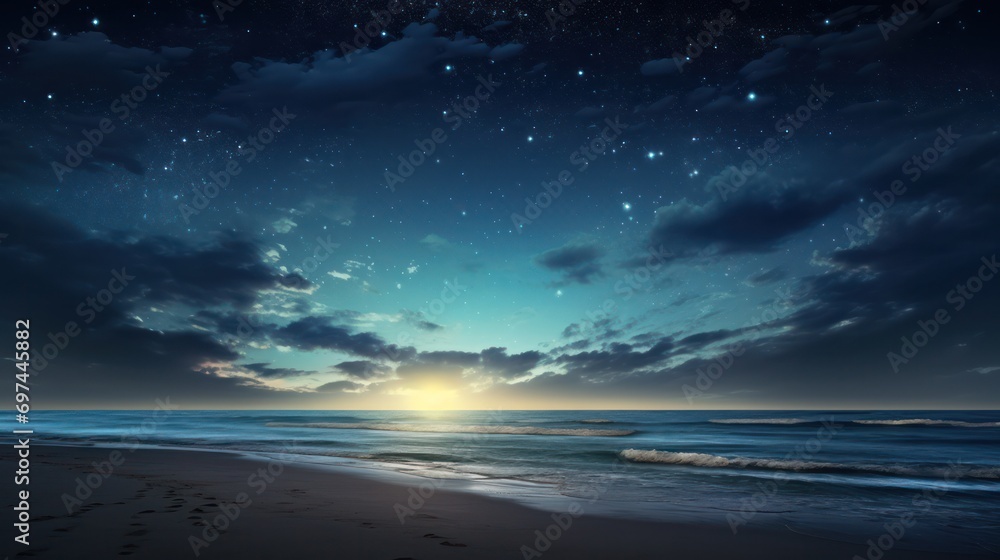 Costal Thunderstorm in the night sky Costal Thunderstorm in the night sky