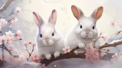 Rabbits in Winters