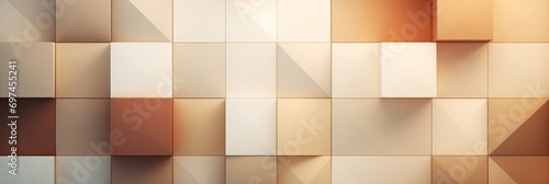 abstract background with square, in the style of muted earth tones, generative AI