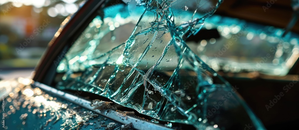 Vehicle theft due to a damaged window for passengers. Vehicle theft due to a damaged window for passengers.