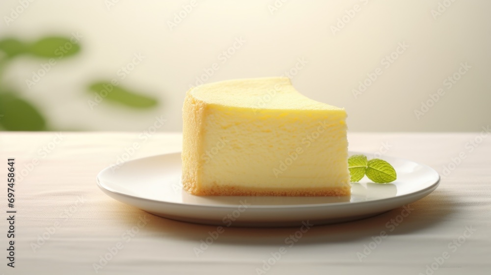 Soft, feathery, and smooth, the Japanese cheesecake stands tall on the plate. Its moist and spongy interior is complemented by a subtle hint of richness, leaving you craving for more.