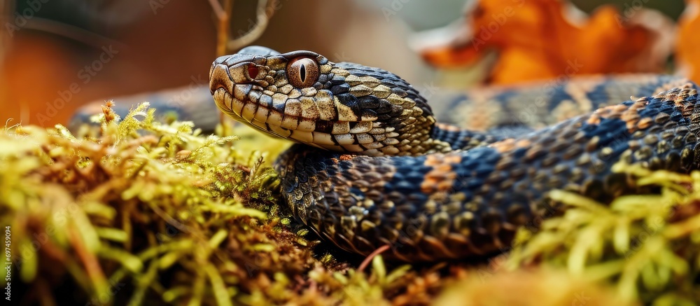 Naklejka premium European viper (Vipera berus)