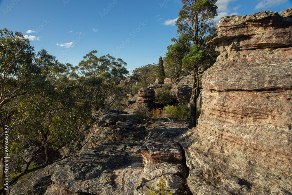 Castle Rock at sunset, Mudgee, NSW, Australia
