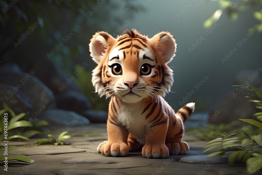 Cute tiger cub Cute tiger cub