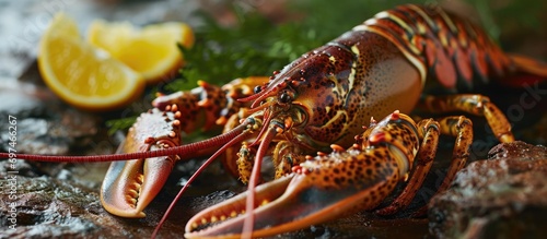 Cook the shells of the Japanese spiny lobster to prepare soup stock.