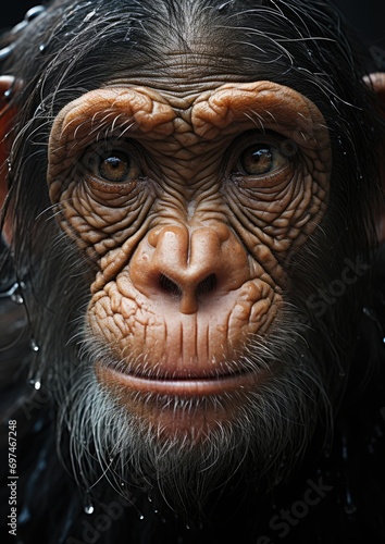 Portrait of a Chimpanzee: Capturing Primate Majesty