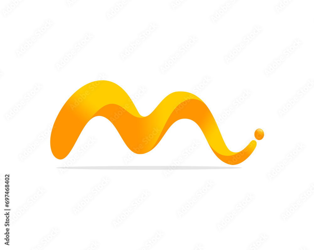 Fototapeta premium letter M and I logo