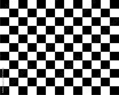 black and white chess board