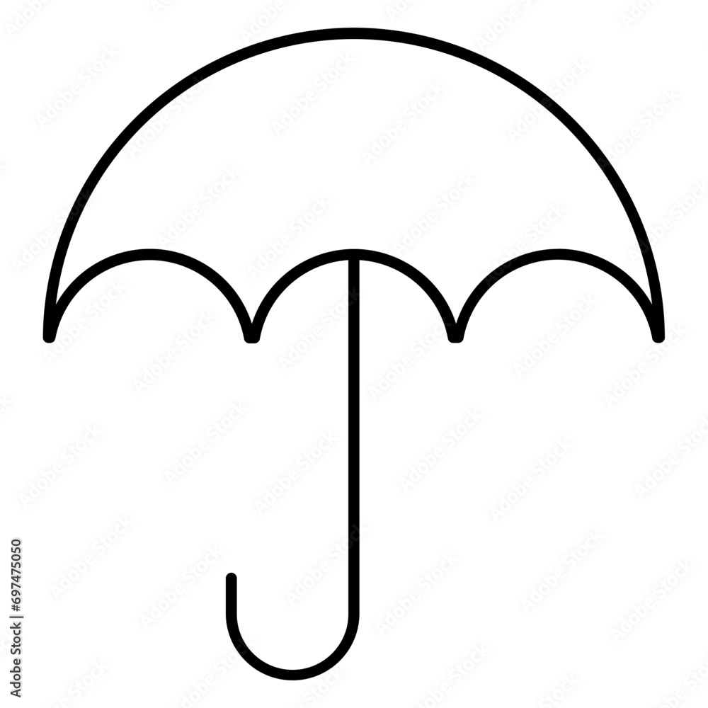 umbrella line icon umbrella line icon