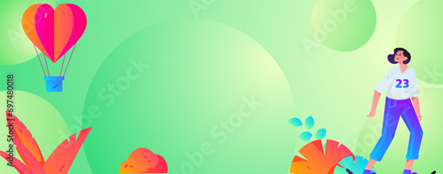 Holiday travel travel characters internet background vector hand drawn illustration
