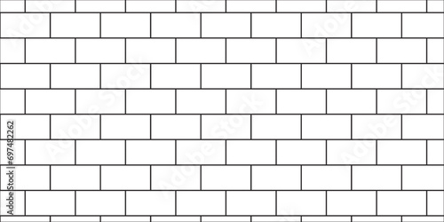 White brick wall background. architecture construction stone block brick wallpaper. seamless building cement concrete wall grunge background.