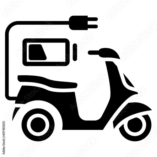 glyph icon, related to renewable energy, green energy. use for web, digital and app development