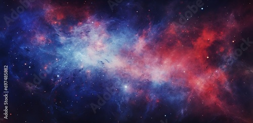 Abstract background with textured blue red and purple colors © original logo