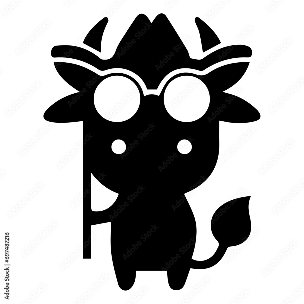 minimal Funny cartoon Character vector silhouette, silhouette, black color, white background minimal Funny cartoon Character vector silhouette, silhouette, black color, white background