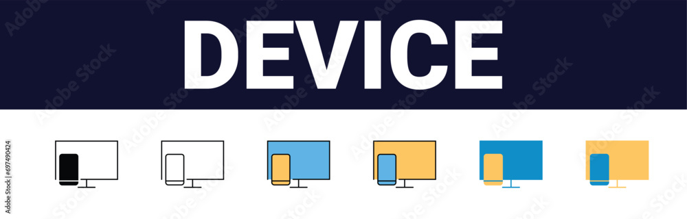 Computer Technology icon. Line, glyph and filled outline colorful version, Monitor Display Screen outline and filled vector sign. Symbol, logo illustration. Different style icons set. Vector graphics Computer Technology icon. Line, glyph and filled outline colorful version, Monitor Display Screen outline and filled vector sign. Symbol, logo illustration. Different style icons set. Vector graphics