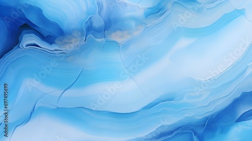 Marbled Texture in Abstract Blue Color for Background and Wallpaper.AI Generative 