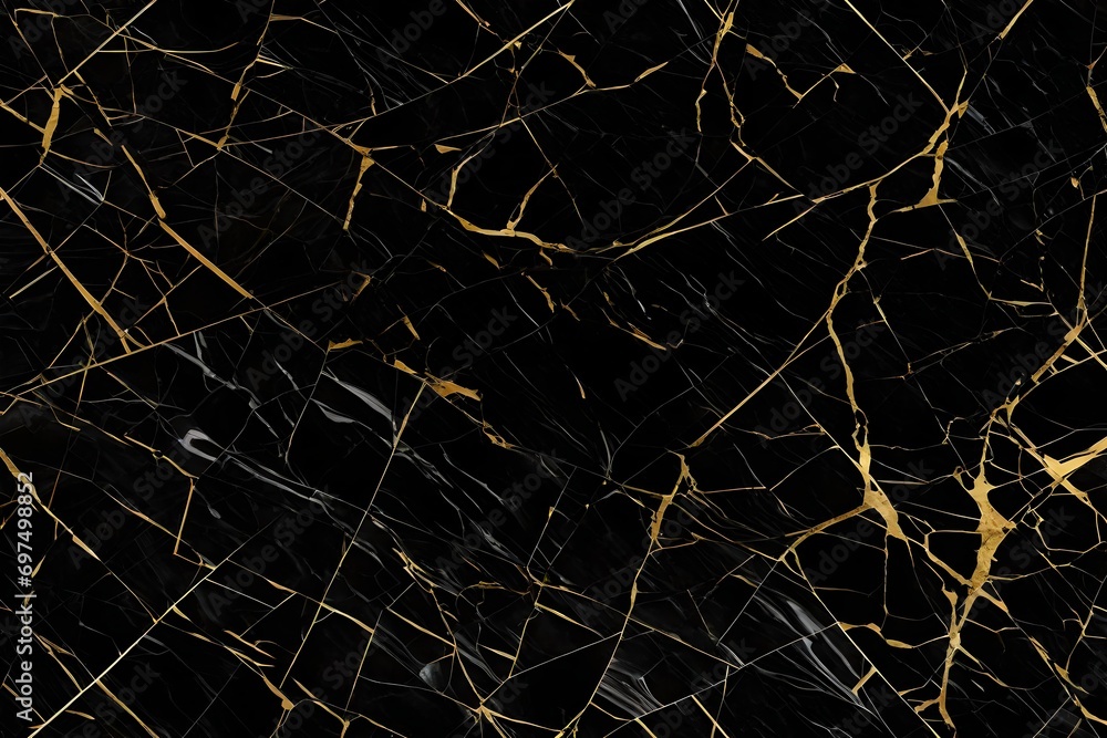 black marble with golden veins ,Black marble natural pattern for background, abstract black white and gold, black and yellow marble, high gloss marble stone texture of digital wall tiles design.

