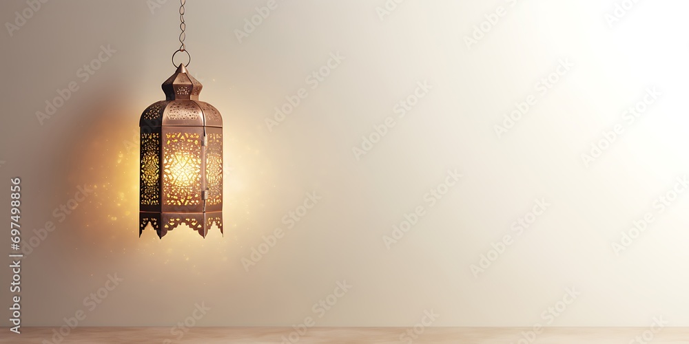 The Muslim feast of the holy month of Ramadan Kareem with ornamental Arabic lanterns burning glowing candles. Beautiful background with a shining lantern Fanus. Free space for your text. The Muslim feast of the holy month of Ramadan Kareem with ornamental Arabic lanterns burning glowing candles. Beautiful background with a shining lantern Fanus. Free space for your text.