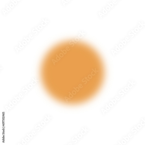 orange circle blur gradient.