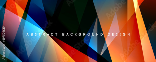 Breaking Glass Background, Kaleidoscope effect. Transparent Straight Lines. Dynamic Light Rays effect. Vector Illustration For Wallpaper, Banner, Background, Card, Book Illustration, landing page