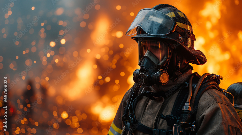 Firefighters response to emergency event. Firefighters response to emergency event.