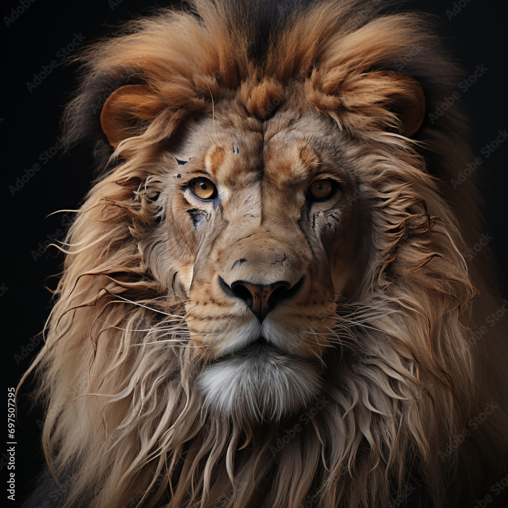 Fototapeta premium portrait of a lion
