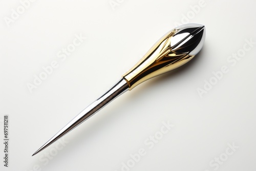 Femoral Nail on white background.