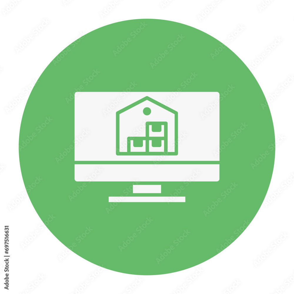 Online Warehouse Icon Online Warehouse Icon
