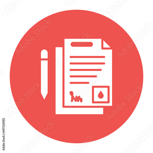 Oil Contract Icon