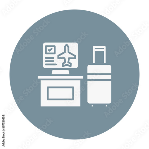 Flight Check In Icon