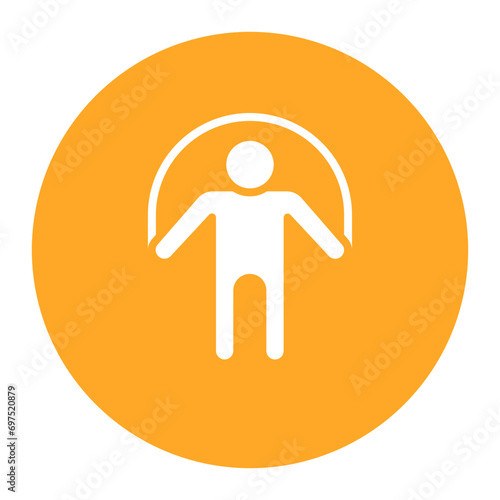 Person skipping rope Icon