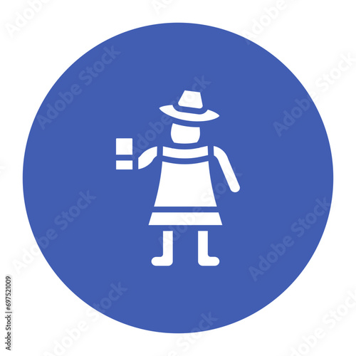 Woman Taking Selfie Icon