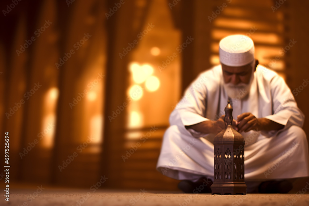 Obraz premium ramadan Kareem, Ramadan crescent moon, Eid Mubarak Islamic festival social media banner and Eid Mubarak Post Template, islam