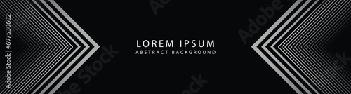 abstract background with glowing geometric lines. Futuristic technology concept. Suit for poster  banner  brochure  corporate  website etc