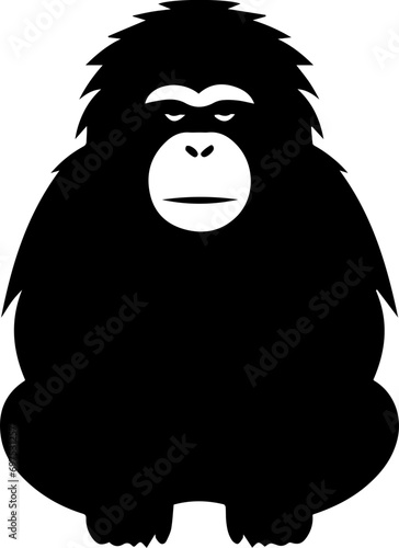 Japanese macaque Flat Icon