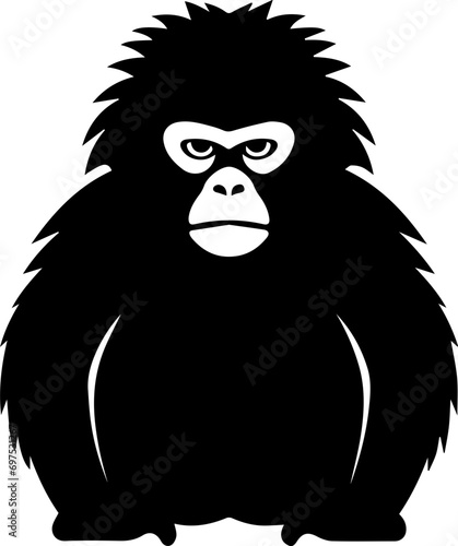 Japanese macaque Flat Icon