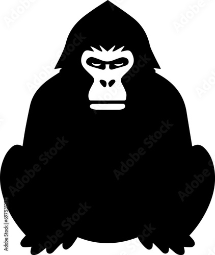 Japanese macaque Flat Icon